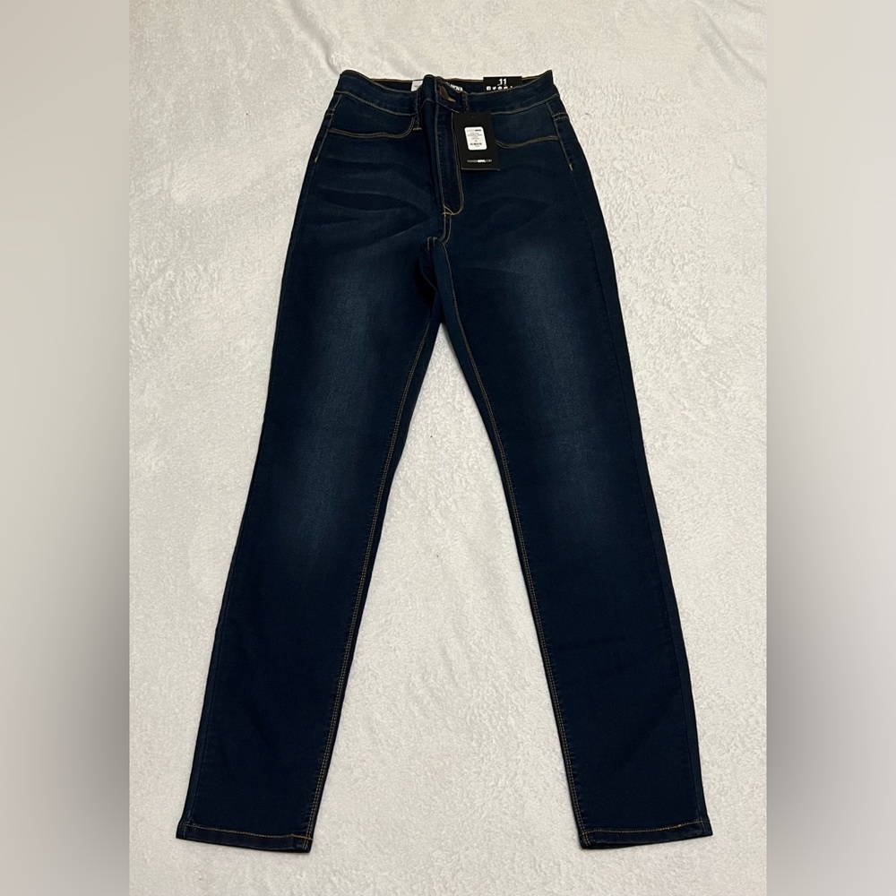 Fashion Nova Dark Denim Skinny Jeans